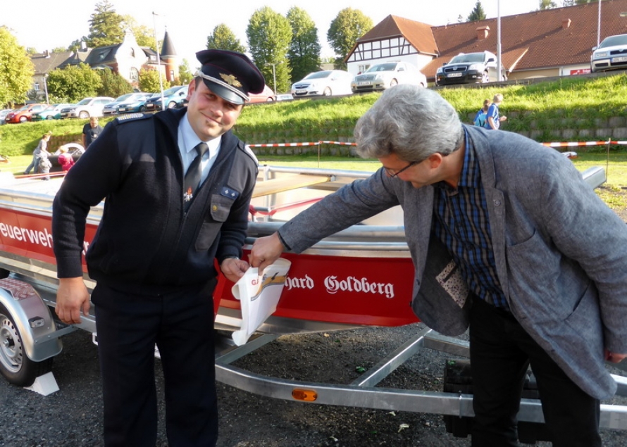 „Schiffstaufe“ in Großschönau