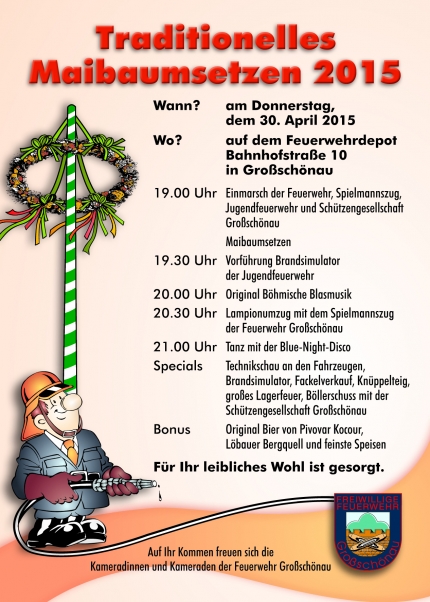 Maibaumsetzen 2015