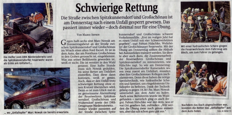 Schwierige Rettung