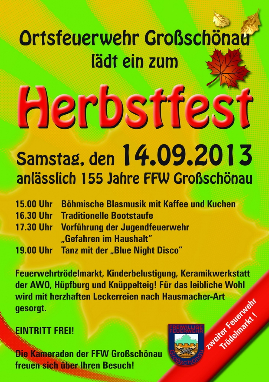 Herbstfest am 14.09.2013